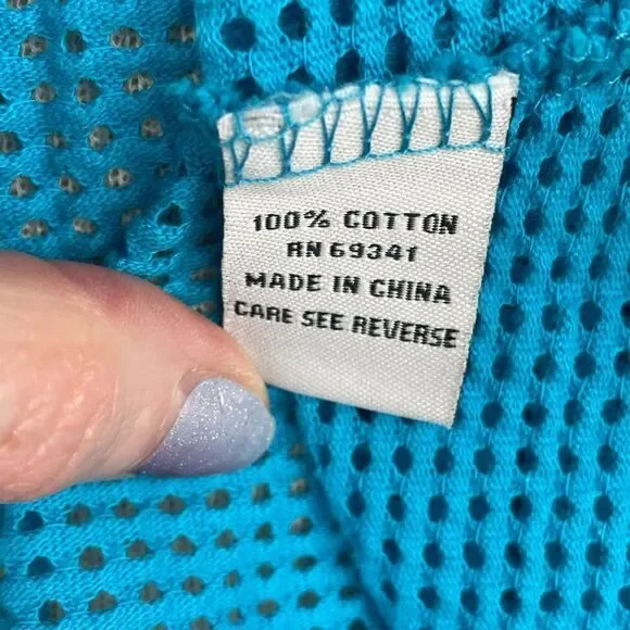 EUC Victoria Harbour Womens Blue Swim Shirt Size XL - Picture 7 of 7